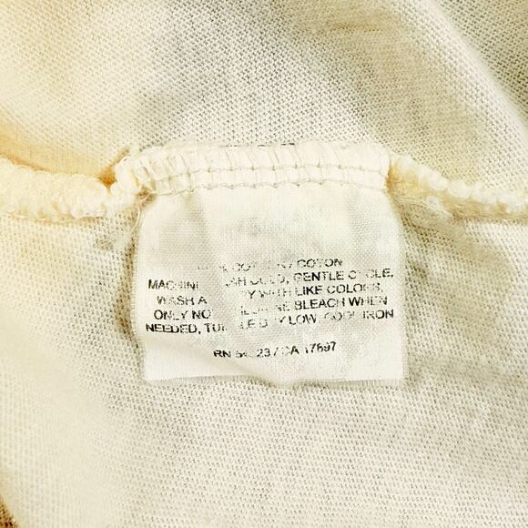 VTG 2008 Y2K Old Navy Basic Cami Tank Top Pleated Cream‎ Layer Beach Capsule S - Picture 6 of 10